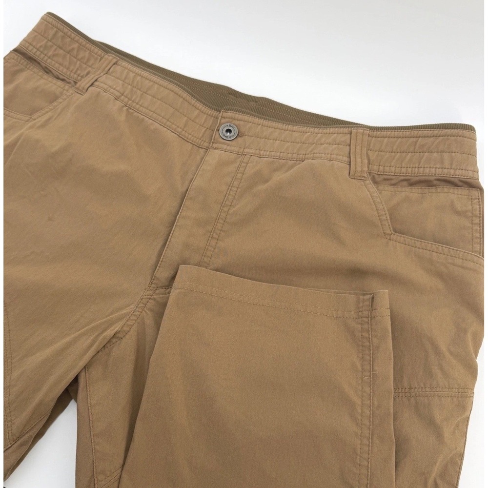 KUHL Free Radikl Pants Mens 39x30.5 (Tag 40x32) Brown Stretch Outdoor Gorpcore